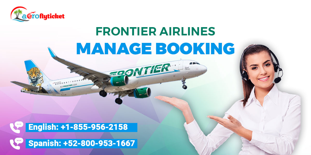 frontier airlines manage booking,