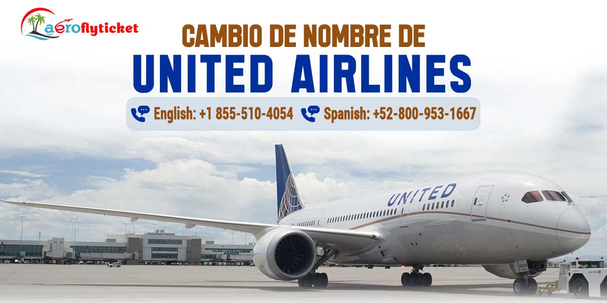  ¿Es necesario hacer rectificación en nombre de United Airlines?