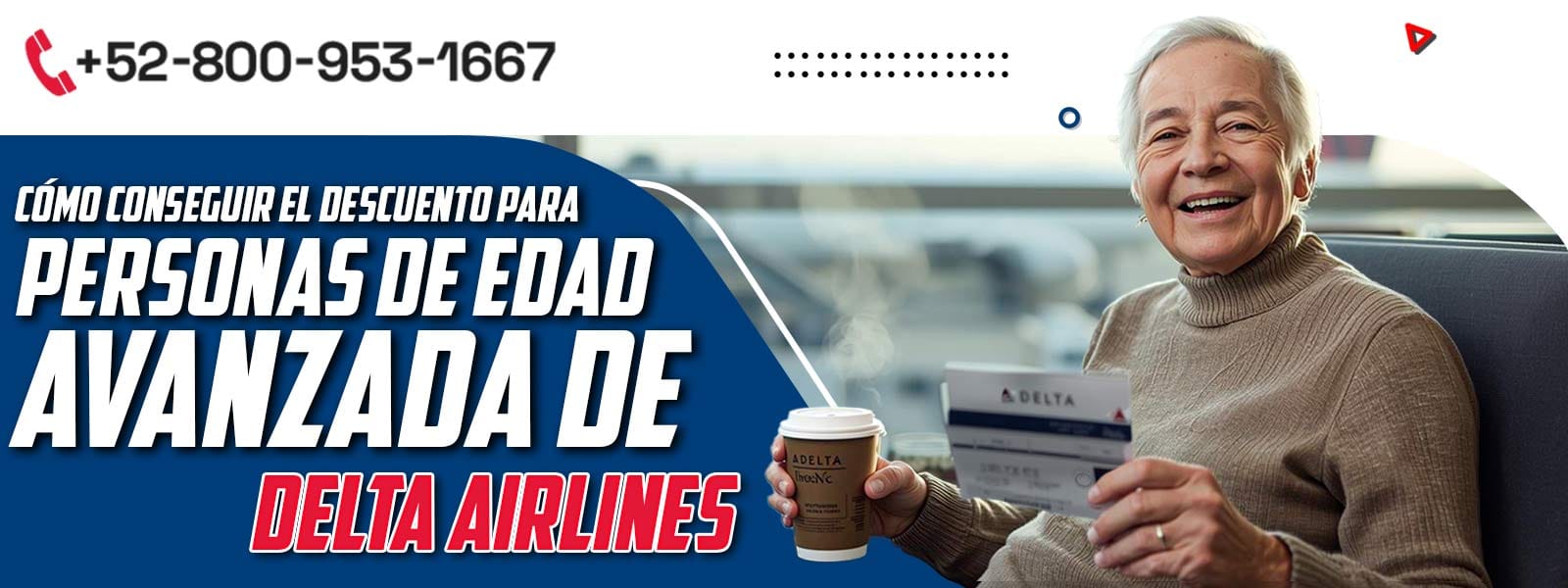 Cómo conseguir el descuento para personas de edad avanzada de Delta Airlines