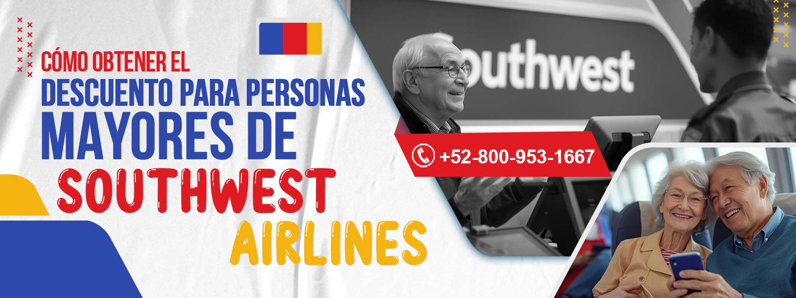 Cómo obtener el descuento para personas mayores de Southwest Airlines