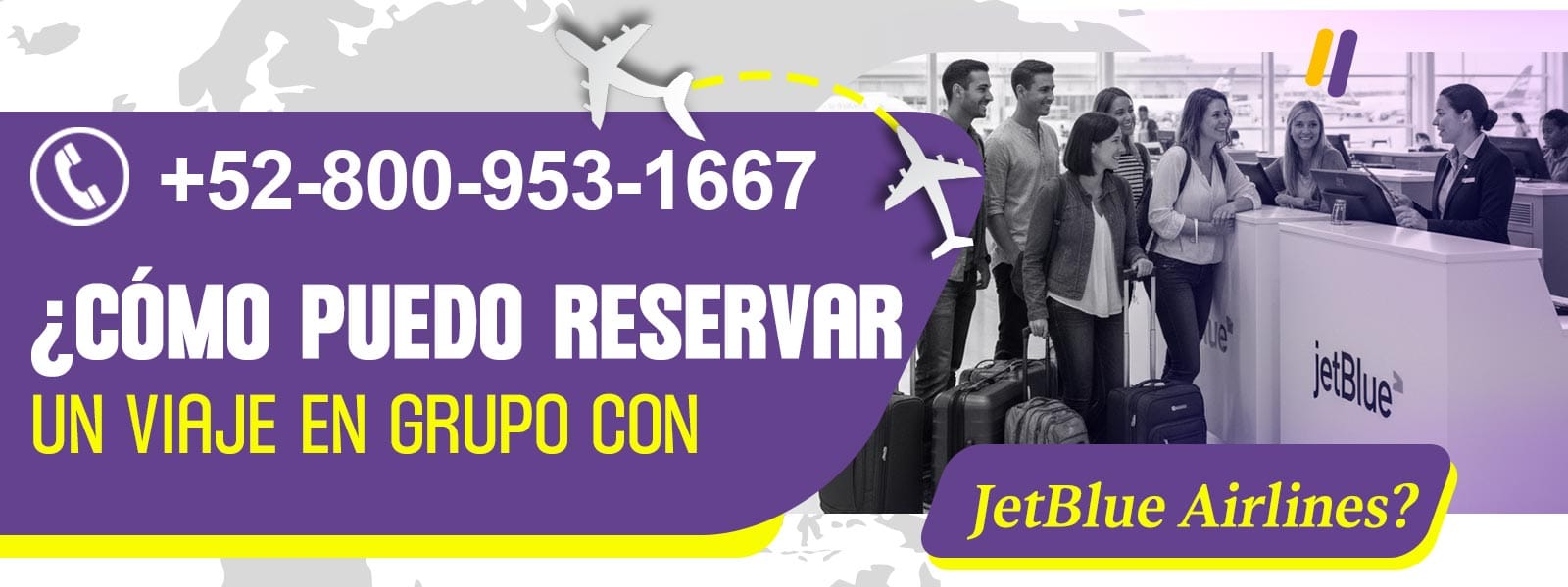 ¿Cómo puedo reservar un viaje en grupo con JetBlue Airlines?