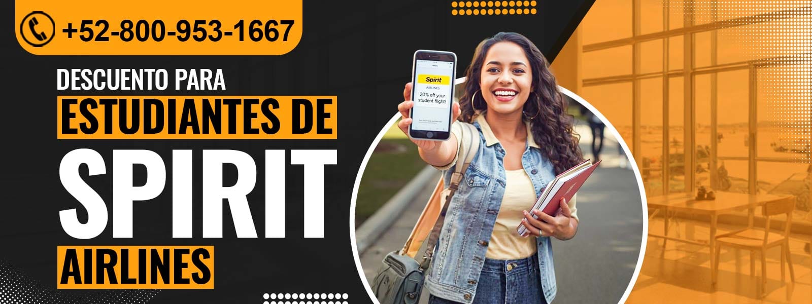 Descuento para estudiantes de Spirit Airlines