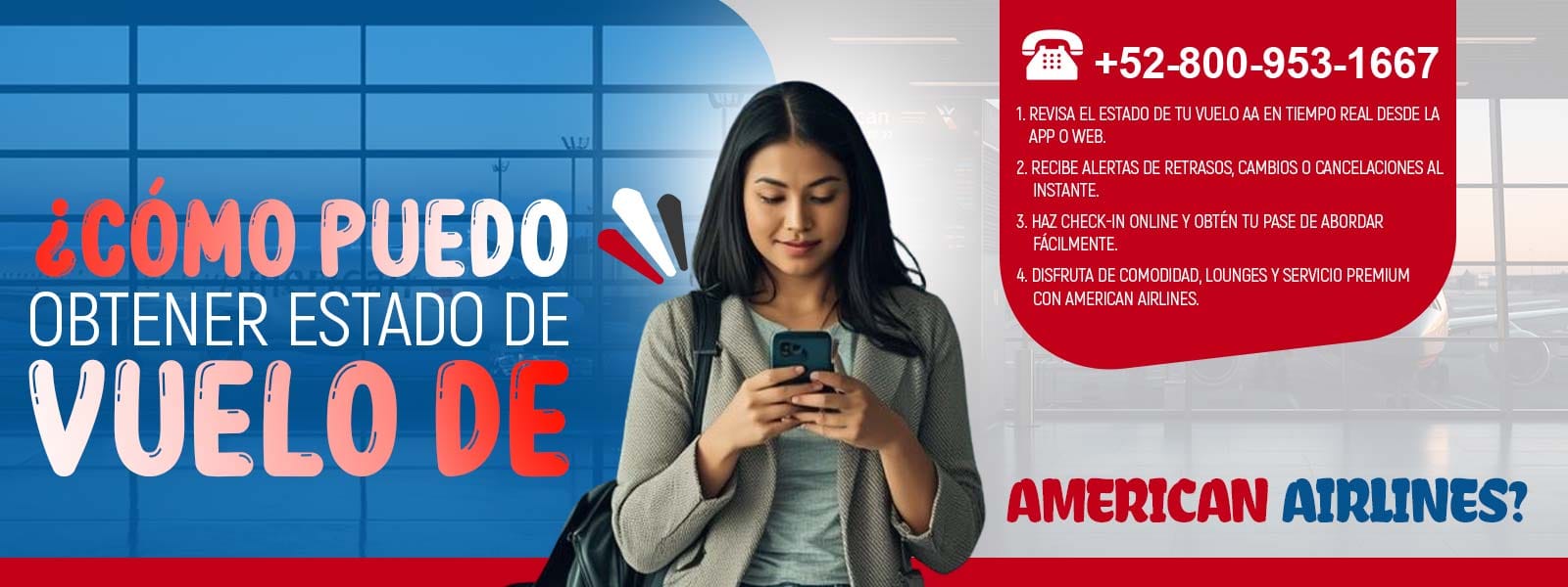 ¿Cómo puedo obtener estado de vuelo de American Airlines?