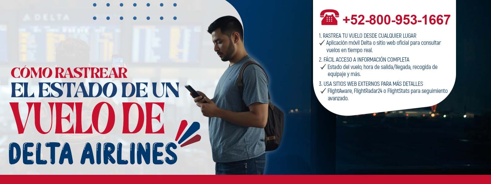 Cómo rastrear el estado de un vuelo de Delta Airlines