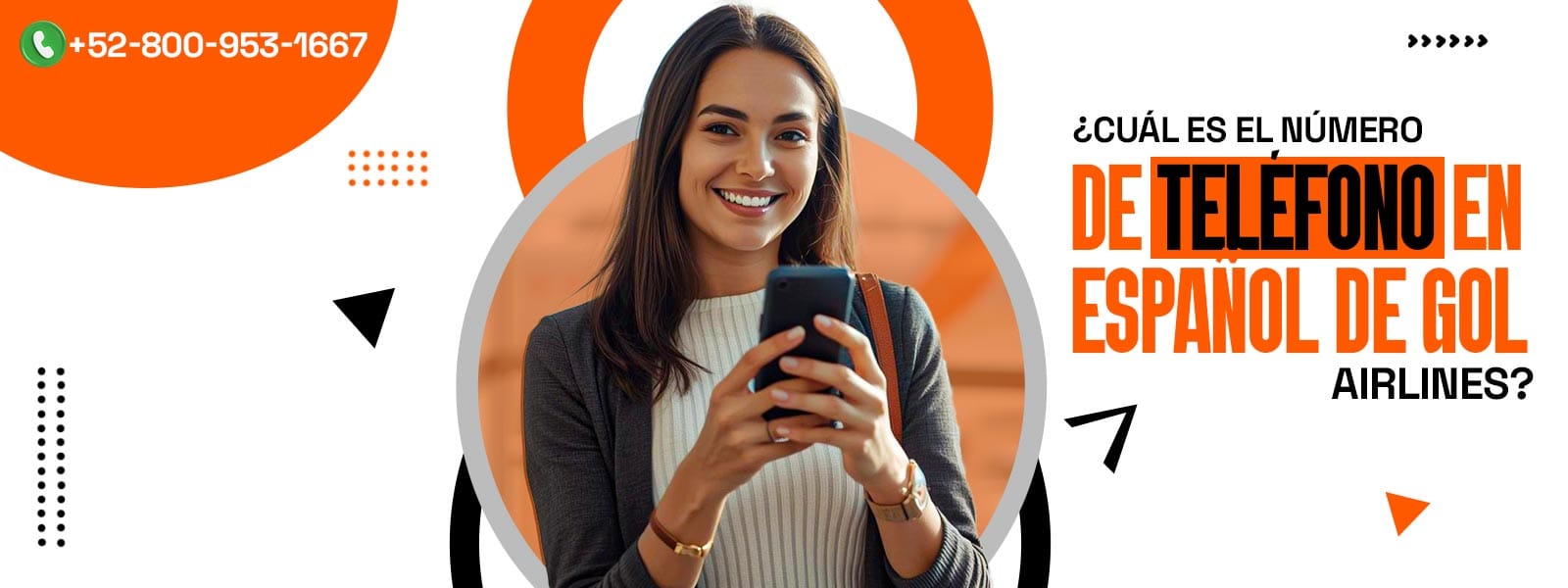 ¿Cuál es el número de teléfono en español de Gol Airlines?