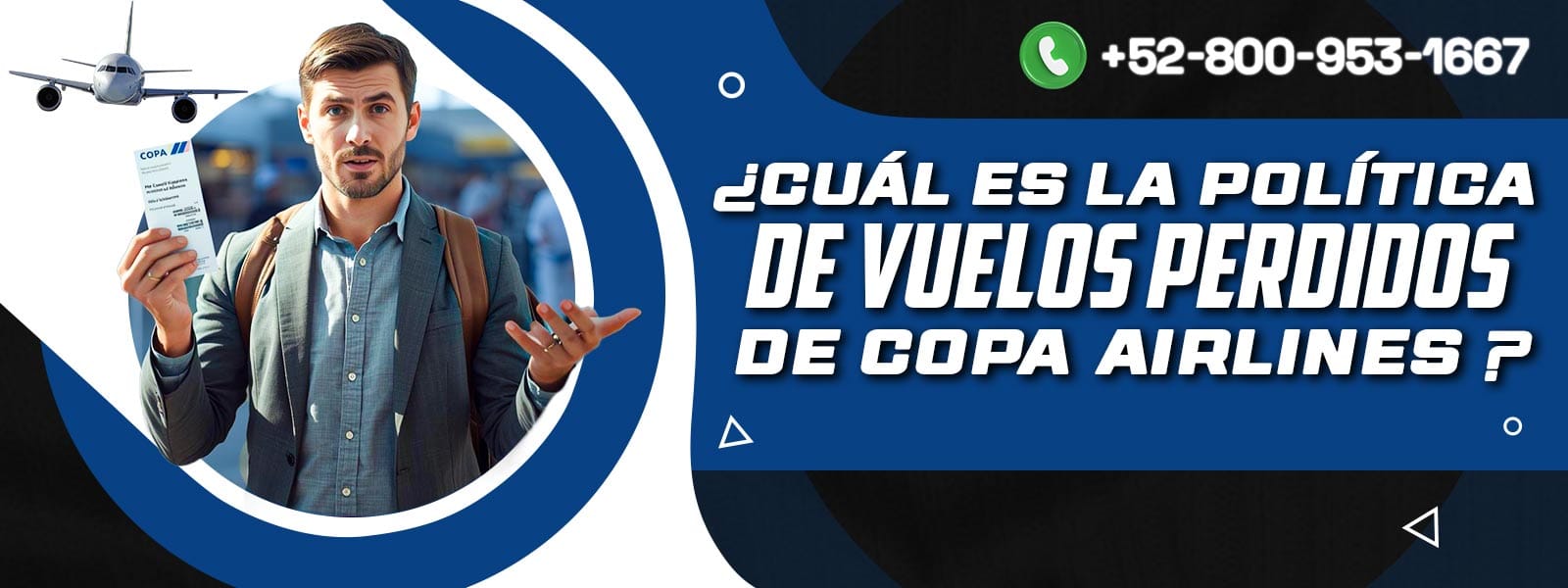 ¿Cuál es la política de vuelos perdidos de Copa Airlines?