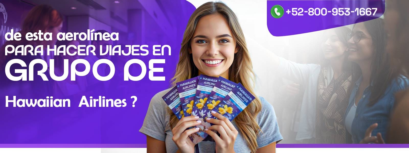  ¿Por qué selecciona un vuelo de esta aerolínea para hacer viajes en grupo de Hawaiian Airlines?