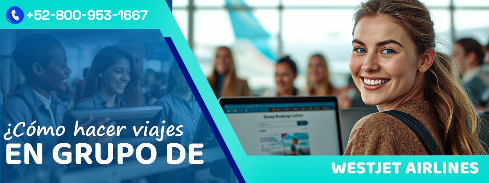¿Cómo hacer viajes en grupo de WestJet Airlines?
