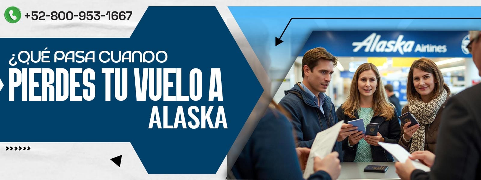 ¿Qué pasa cuando pierdes tu vuelo a Alaska