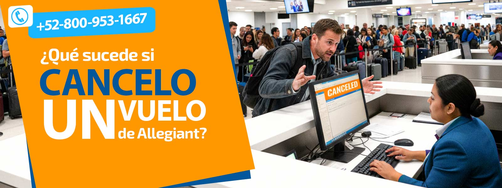 ¿Qué sucede si cancelo un vuelo de Allegiant?