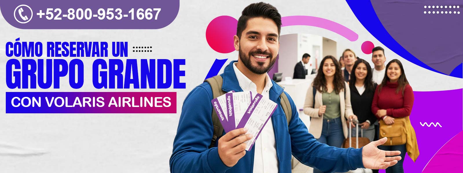 Cómo reservar un grupo grande con Volaris Airlines