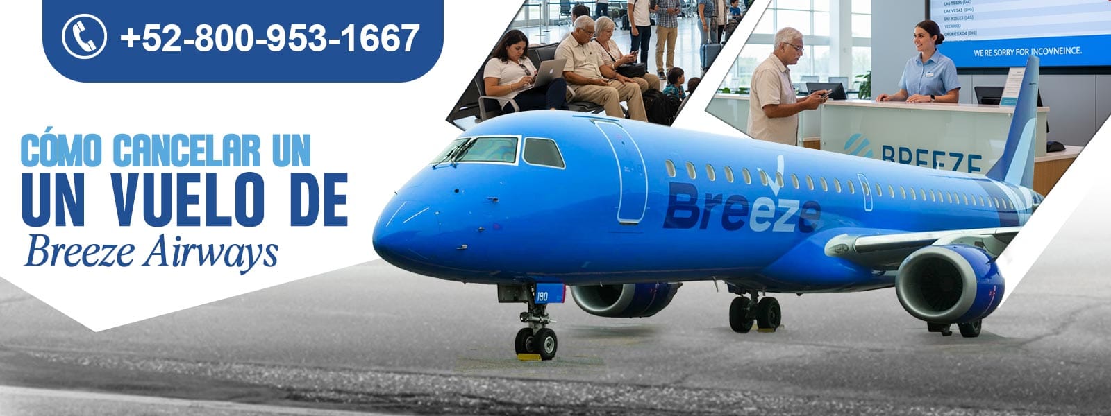 Cómo cancelar un vuelo de Breeze Airways