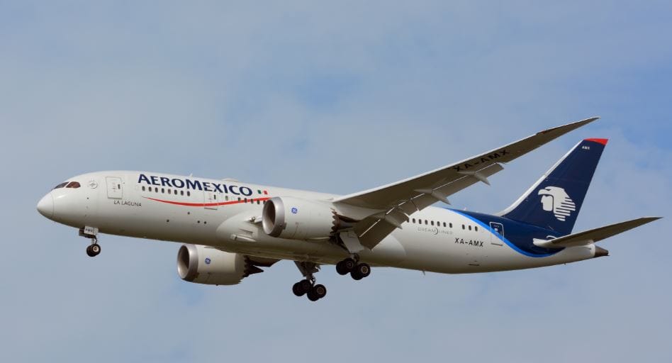 Cambio de vuelo de Aeroméxico
